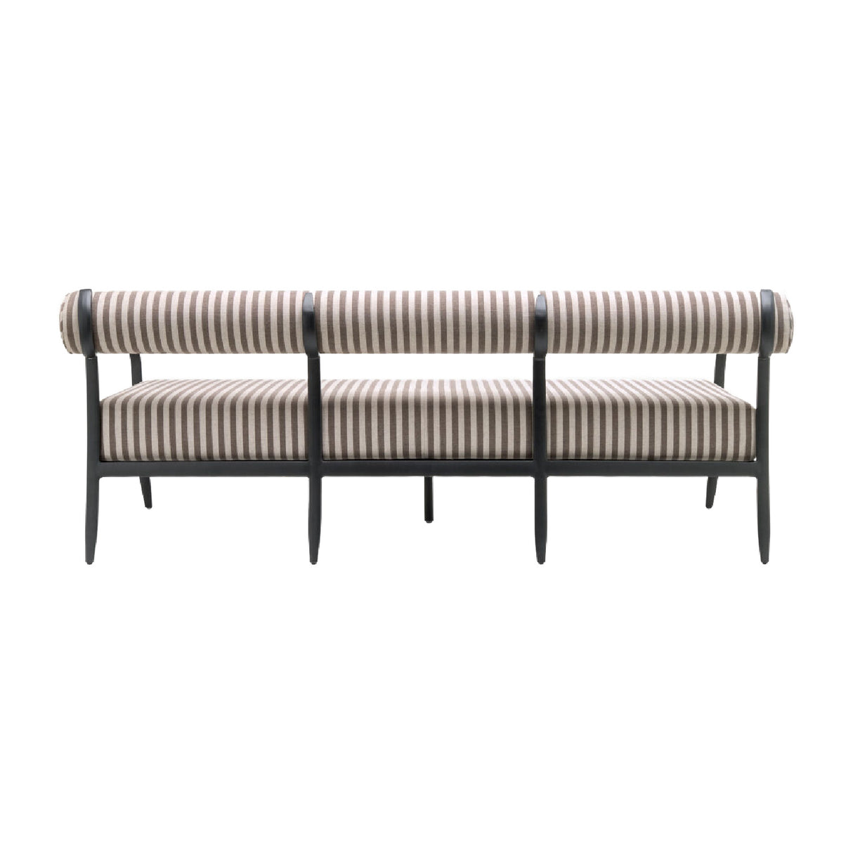 Modern European furniture - Black Aluminum Outdoor Sofa - www.oroa.com | Oroa.com
