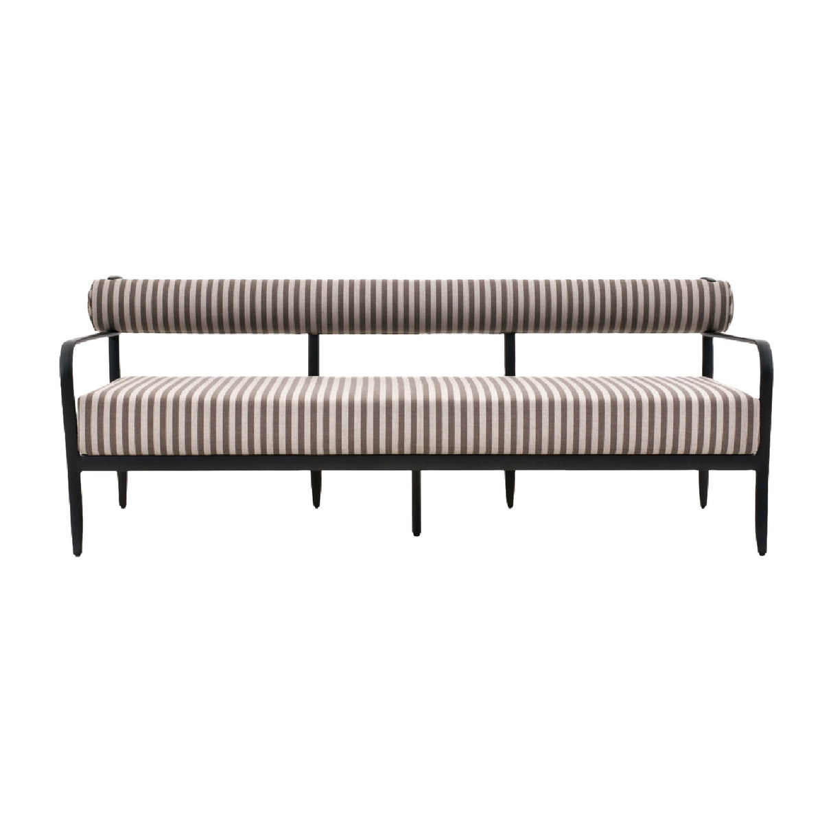 Modern European furniture - Black Aluminum Outdoor Sofa - www.oroa.com | Oroa.com