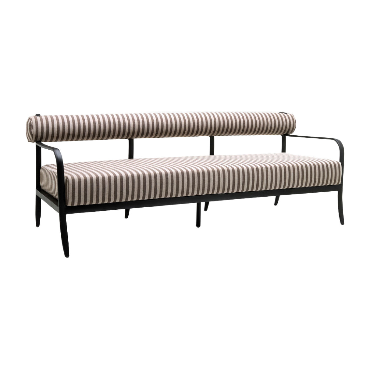 Modern European furniture - Black Aluminum Outdoor Sofa - www.oroa.com | Oroa.com