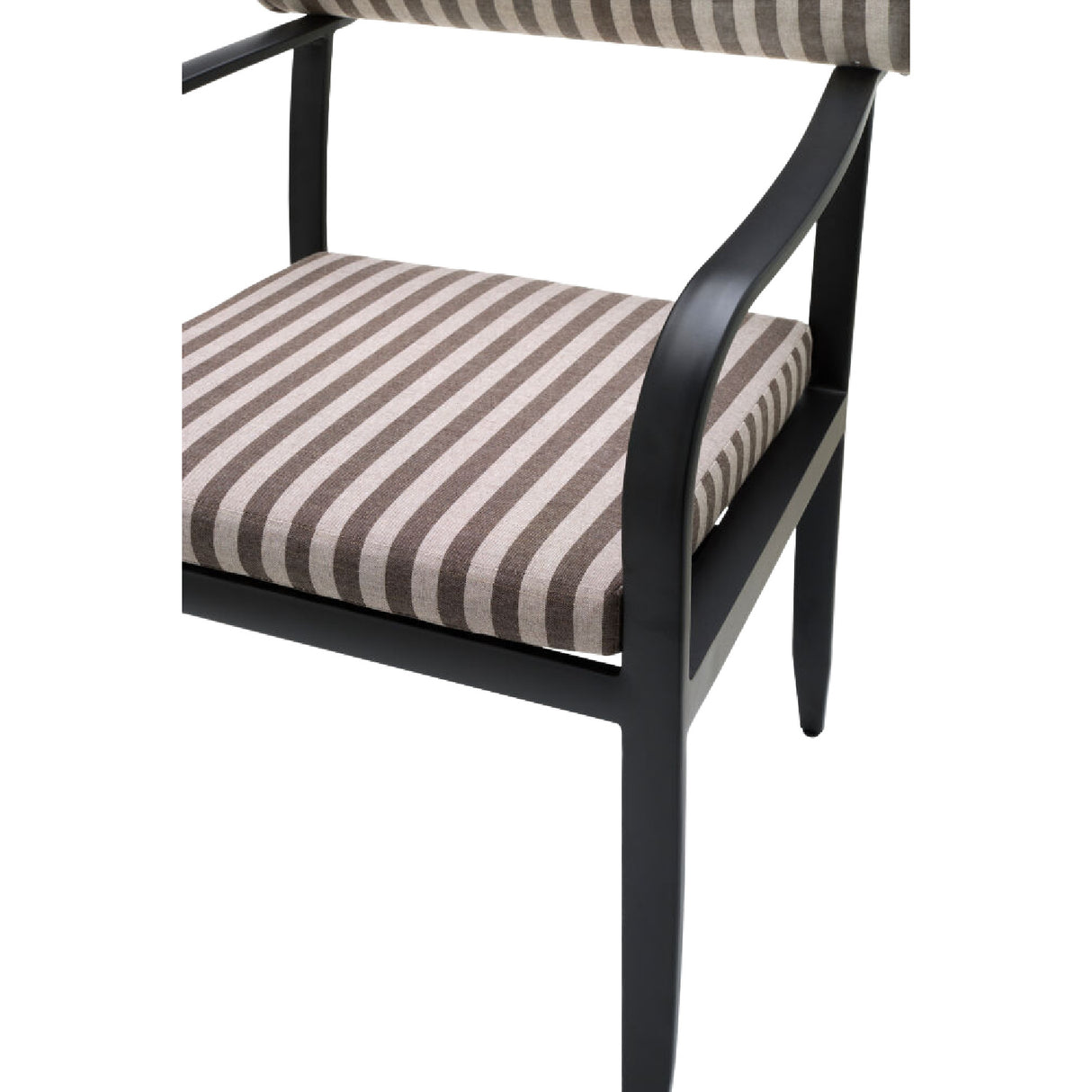 Modern European furniture - Black Aluminum Outdoor Dining Chair - www.oroa.com | Oroa.com