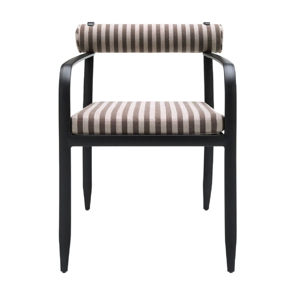 Modern European furniture - Black Aluminum Outdoor Dining Chair - www.oroa.com | Oroa.com