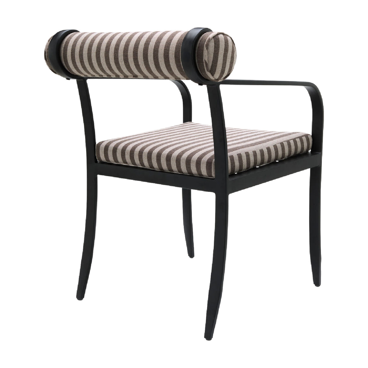 Modern European furniture - Black Aluminum Outdoor Dining Chair - www.oroa.com | Oroa.com