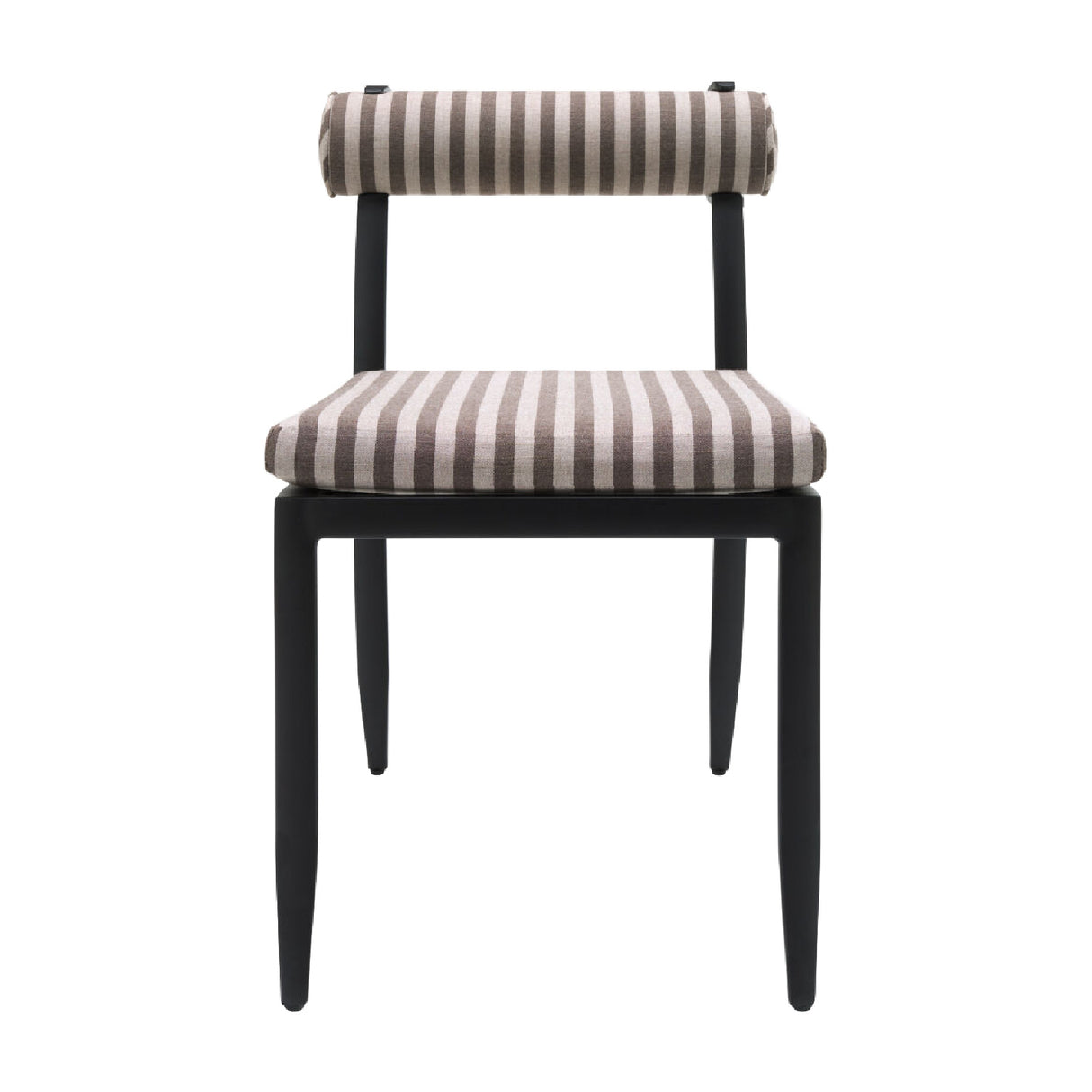 Modern European furniture - Black Aluminum Outdoor Dining Chairs (2) - www.oroa.com | Oroa.com