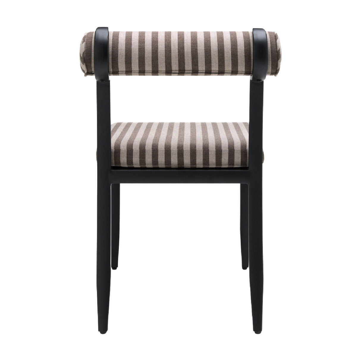 Modern European furniture - Black Aluminum Outdoor Dining Chairs (2) - www.oroa.com | Oroa.com