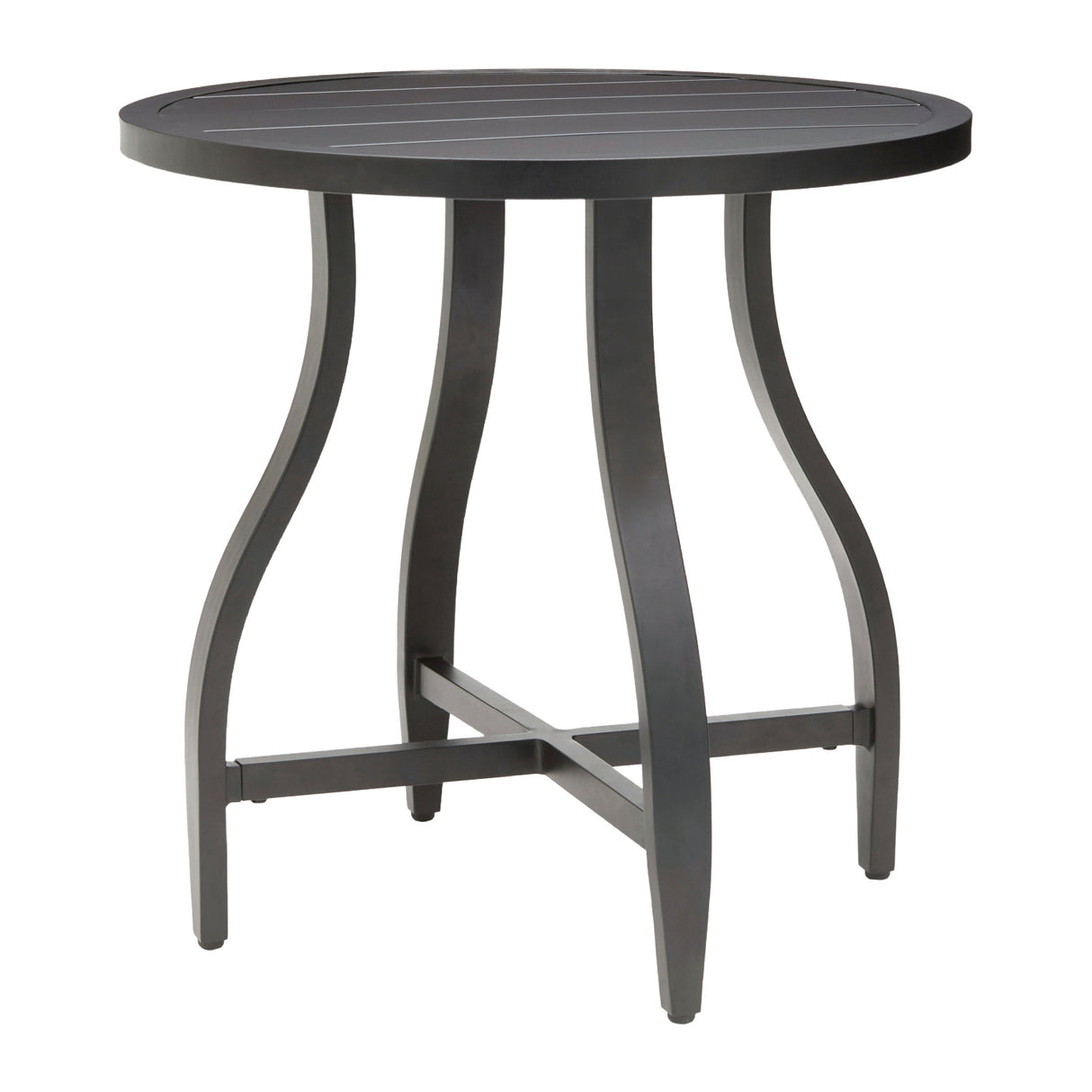 Modern European furniture - Black Aluminum Outdoor End Table - www.oroa.com | Oroa.com