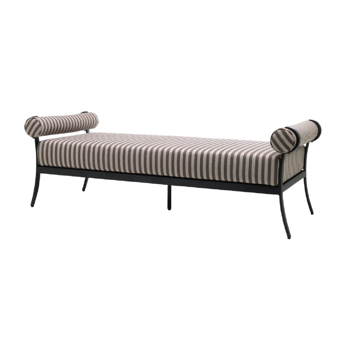 Black Aluminum Outdoor Bench | Oroa.com
