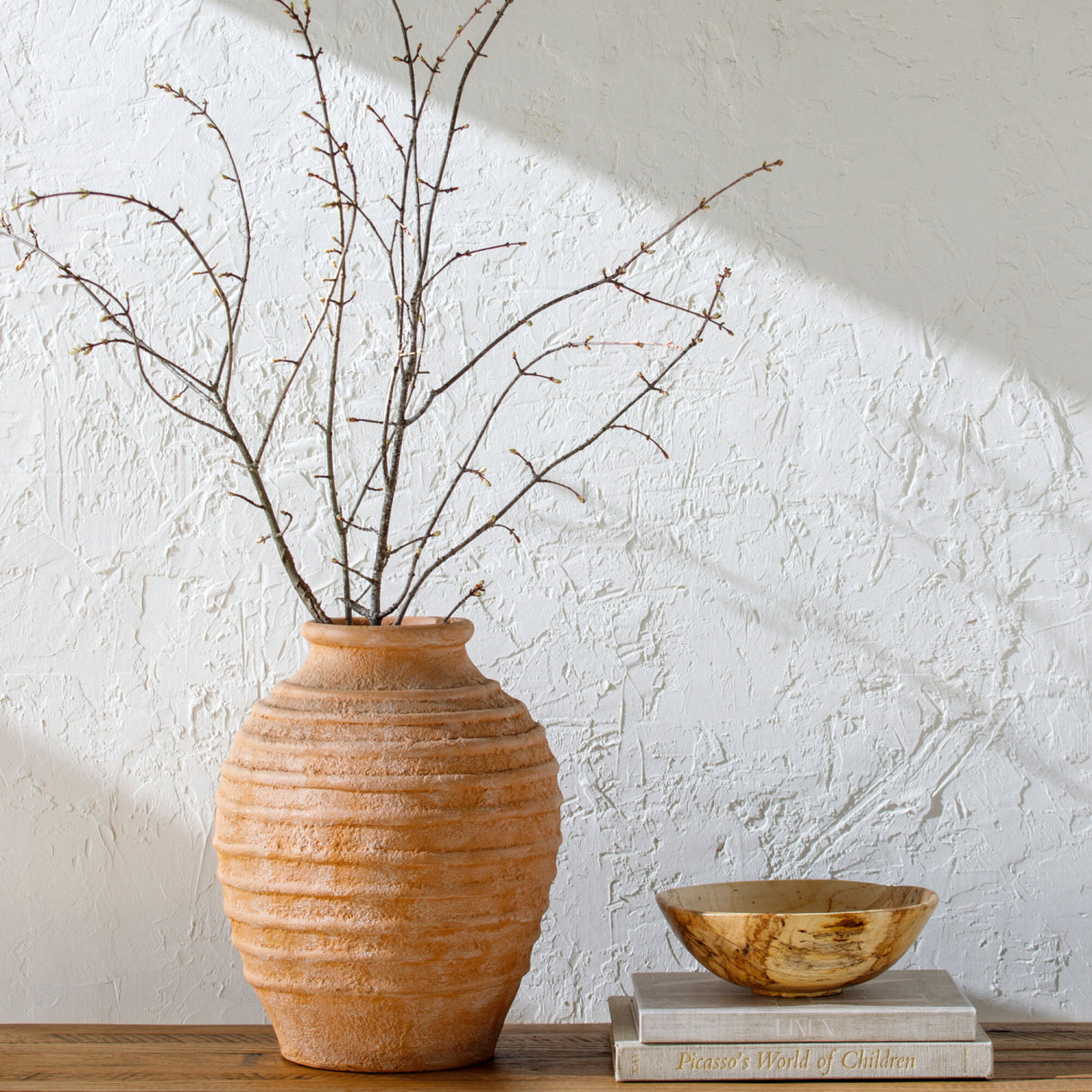 Modern European furniture - Distressed Terracotta Vase - www.oroa.com | Oroa.com