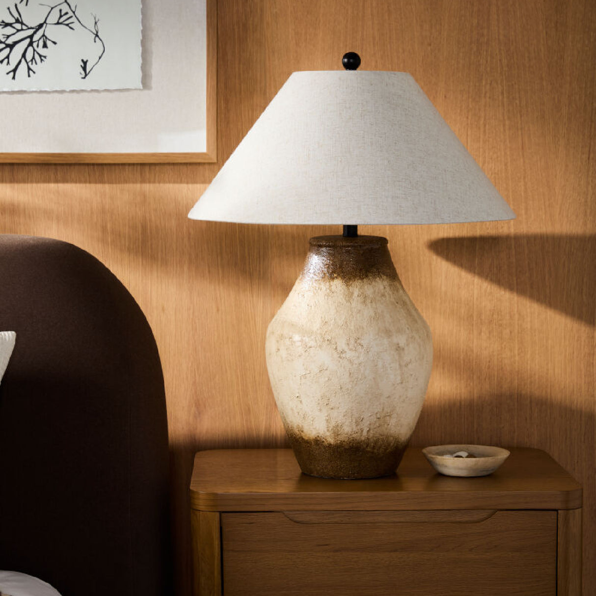 Textured Ceramic Accent Table Lamp | Oroa.com