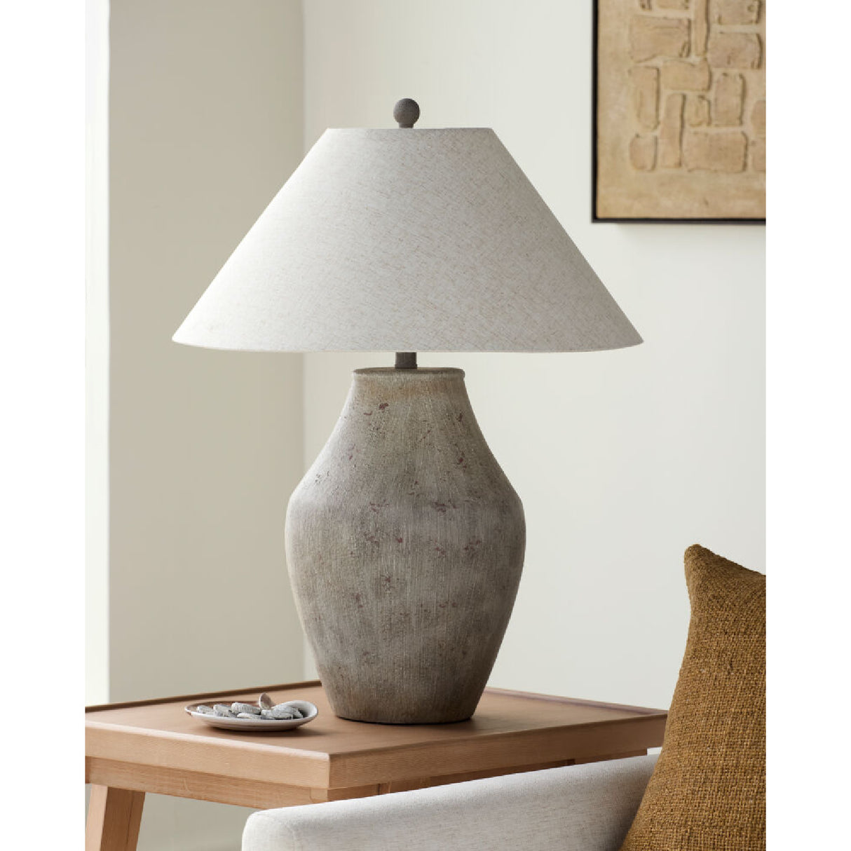 Textured Ceramic Accent Table Lamp | Oroa.com