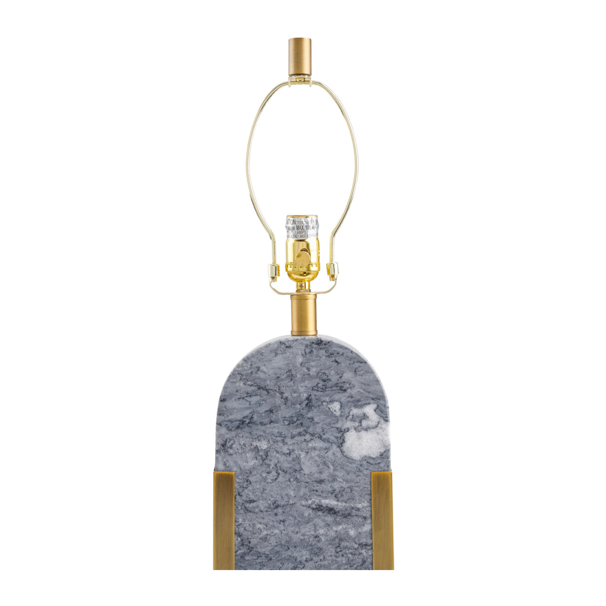 Modern European furniture - Gray Marble Accent Table Lamp - www.oroa.com | Oroa.com