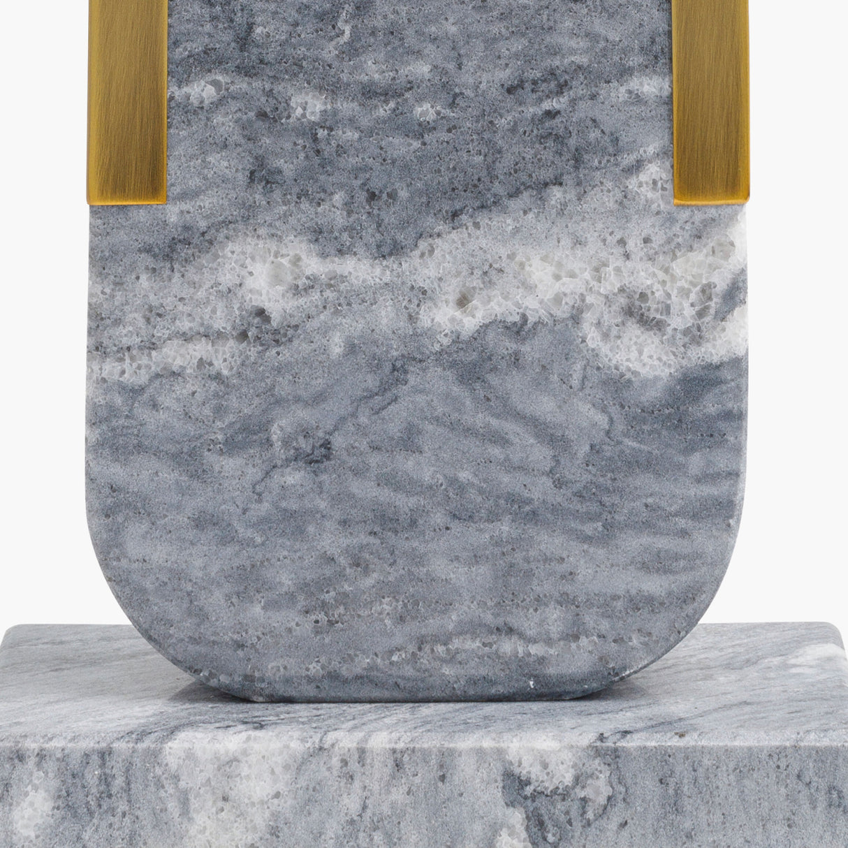 Modern European furniture - Gray Marble Accent Table Lamp - www.oroa.com | Oroa.com