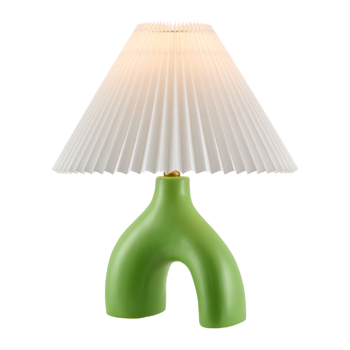 Ceramic White Linen Table Lamp | Oroa.com