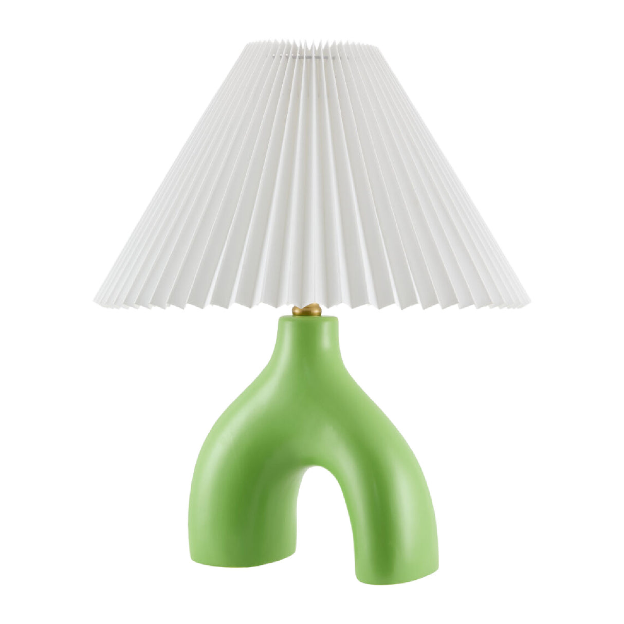 Ceramic White Linen Table Lamp | Oroa.com