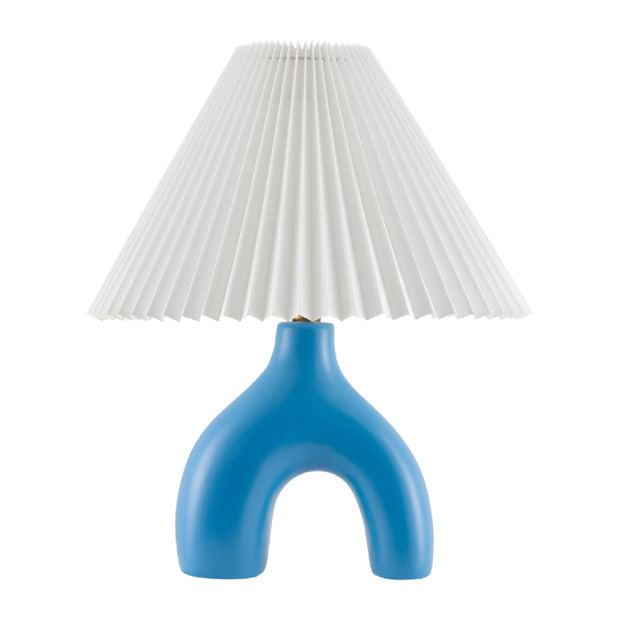 Ceramic White Linen Table Lamp | Oroa.com