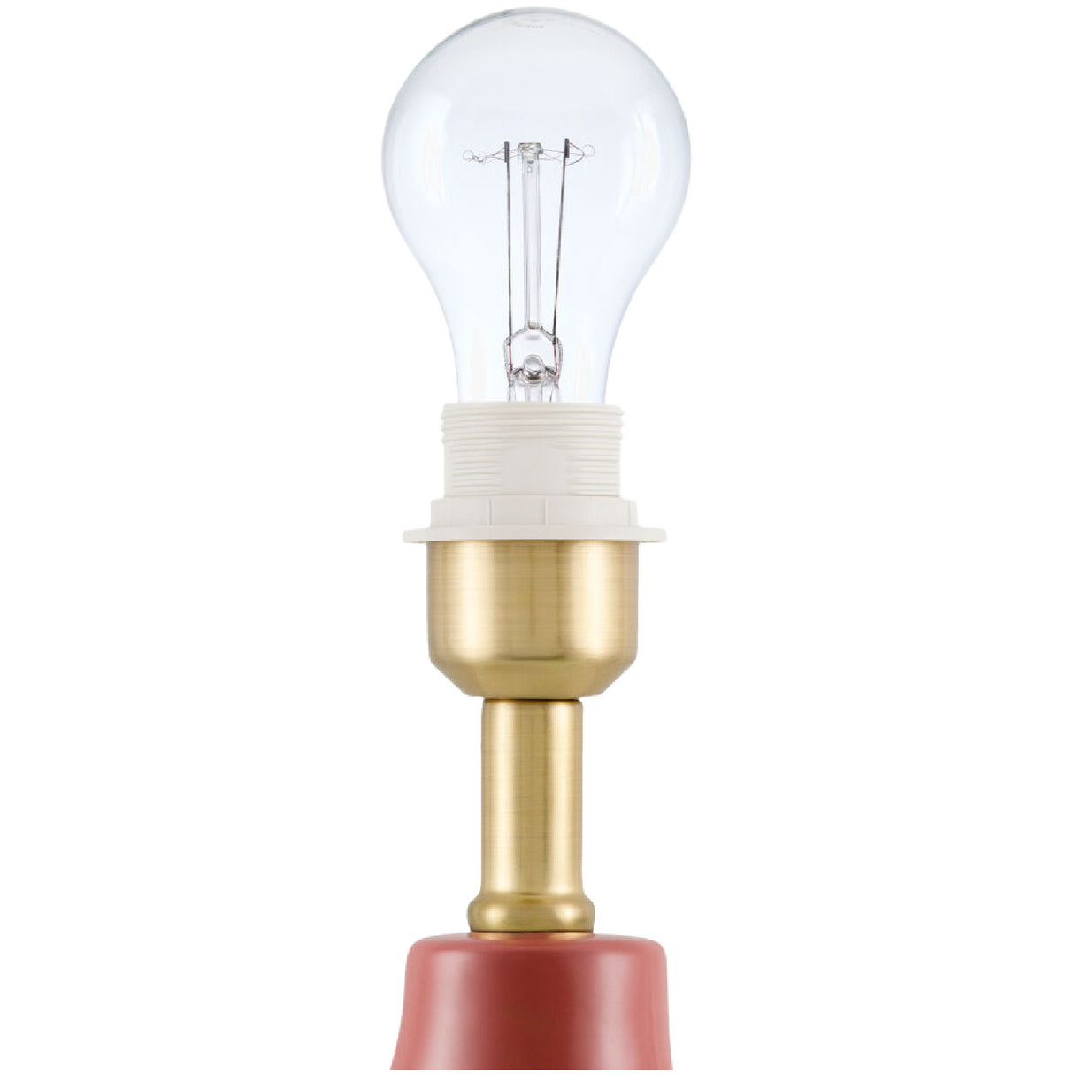 Ceramic White Linen Table Lamp | Oroa.com