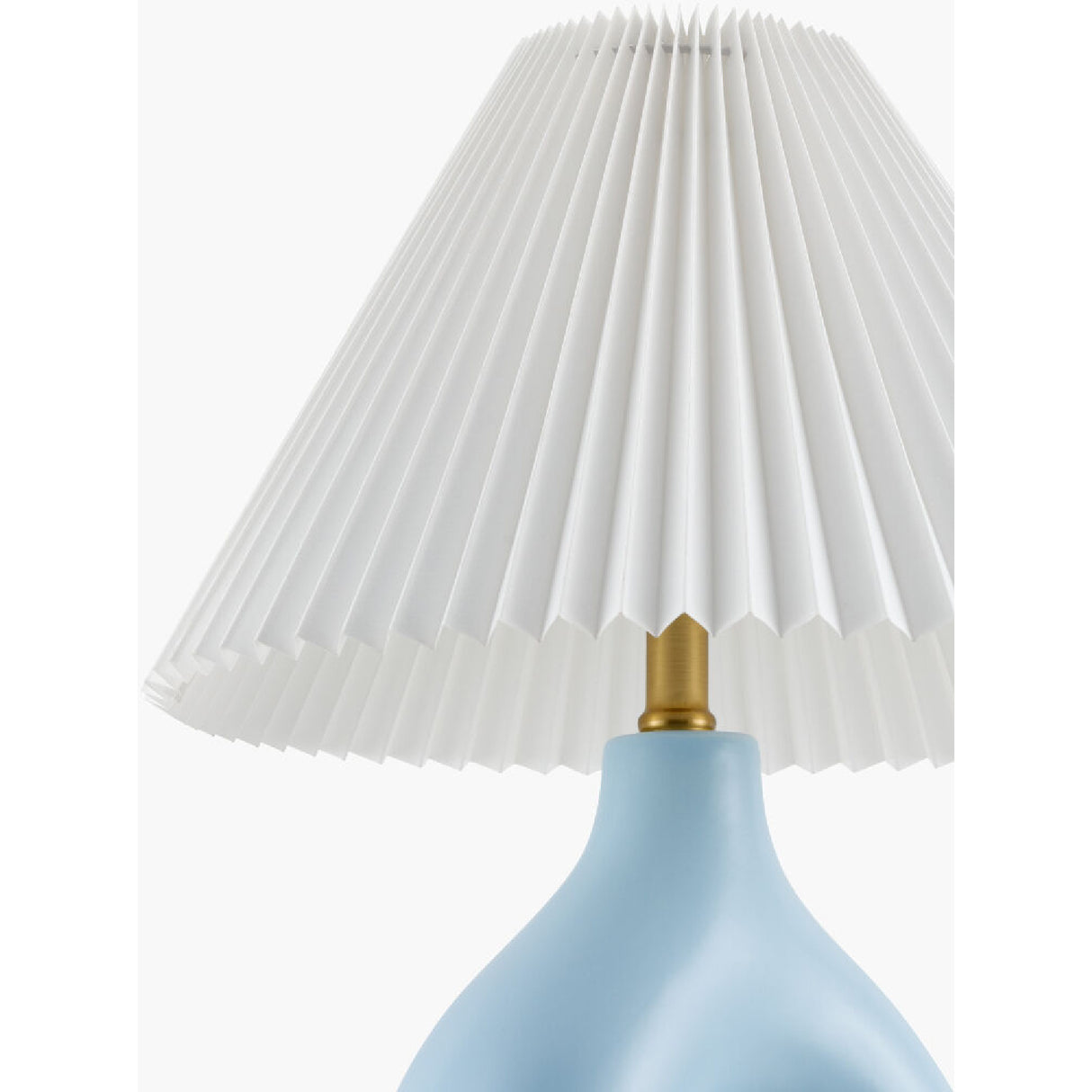 Ceramic White Linen Table Lamp | Oroa.com