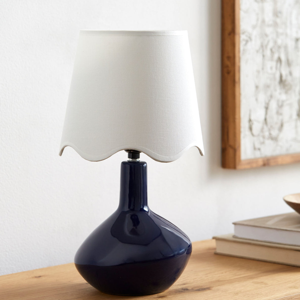 Modern European furniture - Wavy Rattan Accent Table Lamp - www.oroa.com | Oroa.com
