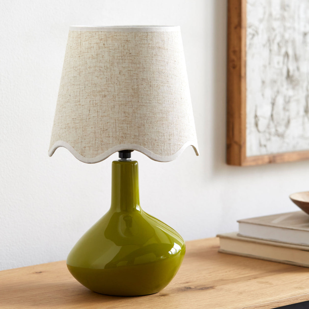 Modern European furniture - Wavy Rattan Accent Table Lamp - www.oroa.com | Oroa.com