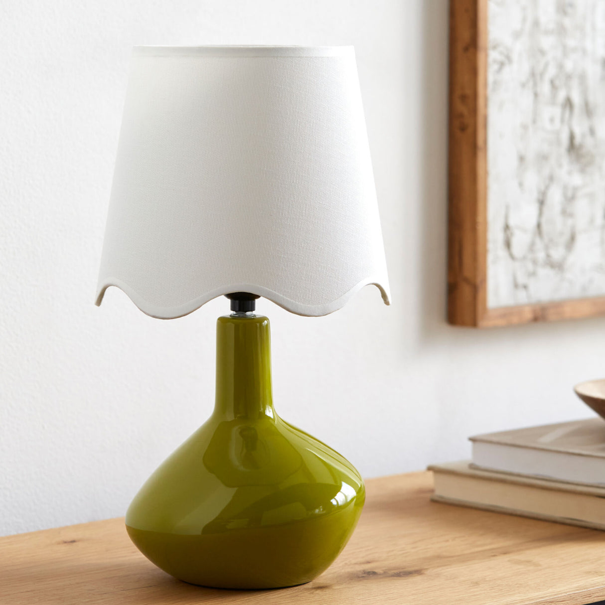 Modern European furniture - Wavy Rattan Accent Table Lamp - www.oroa.com | Oroa.com