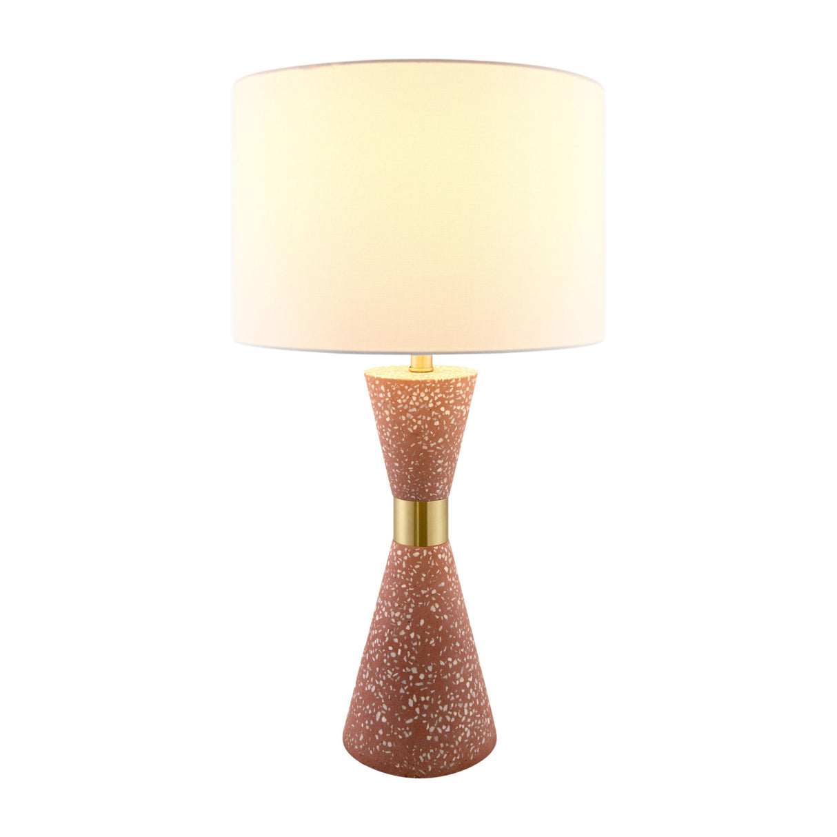 Modern European furniture - Terrazzo Red Accent Table Lamp - www.oroa.com | Oroa.com