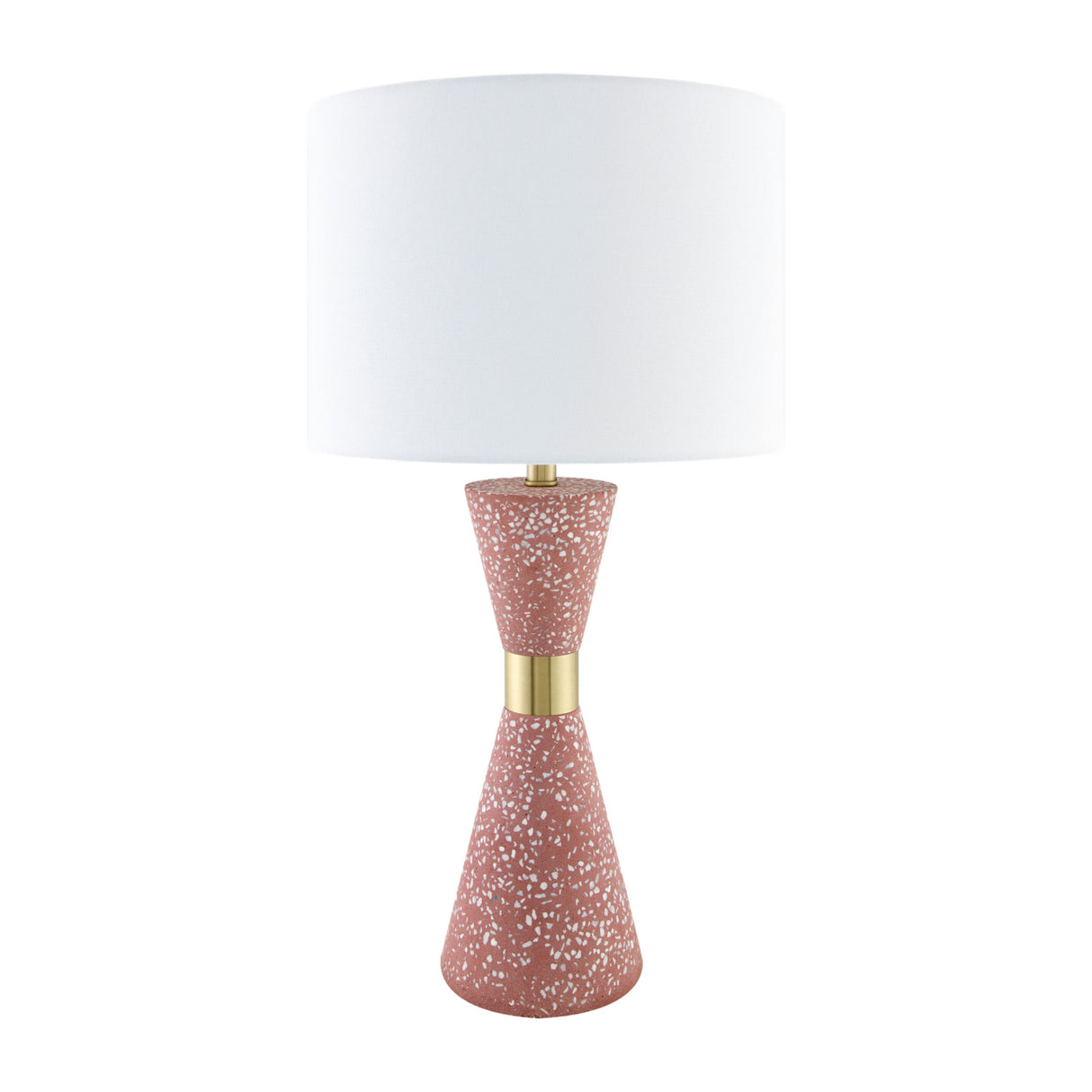 Modern European furniture - Terrazzo Red Accent Table Lamp - www.oroa.com | Oroa.com