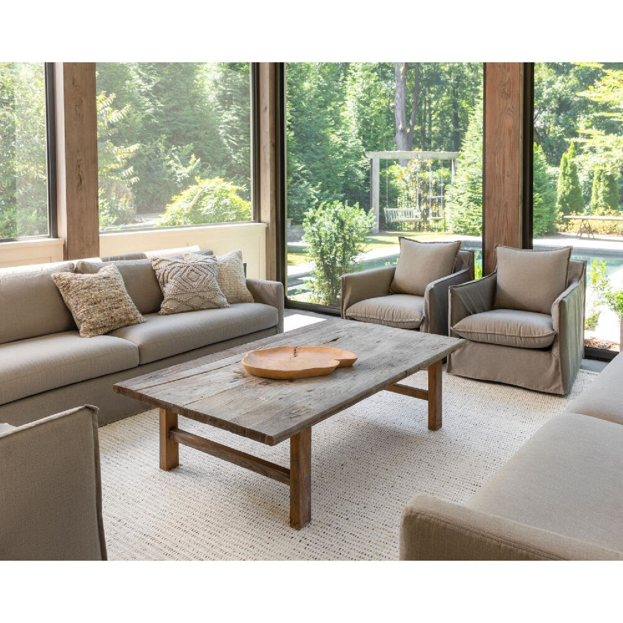 Modern furniture - Hand-Woven Yarn Minimalist Carpet - www.oroa.com | Oroa.com
