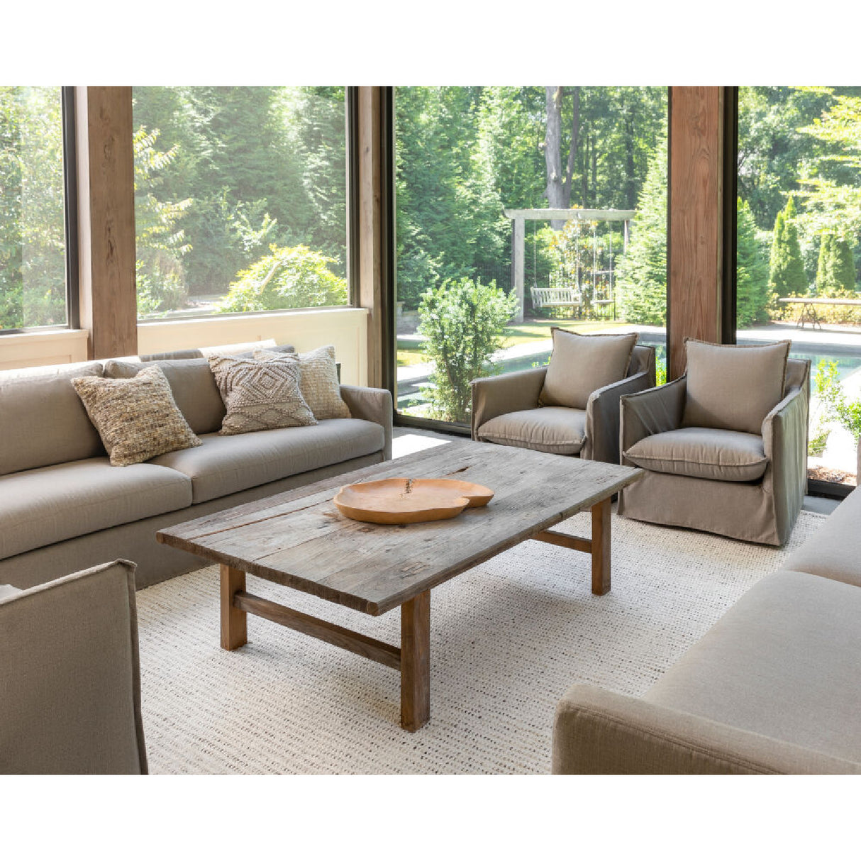 Modern furniture - Hand-Woven Yarn Minimalist Carpet - www.oroa.com | Oroa.com