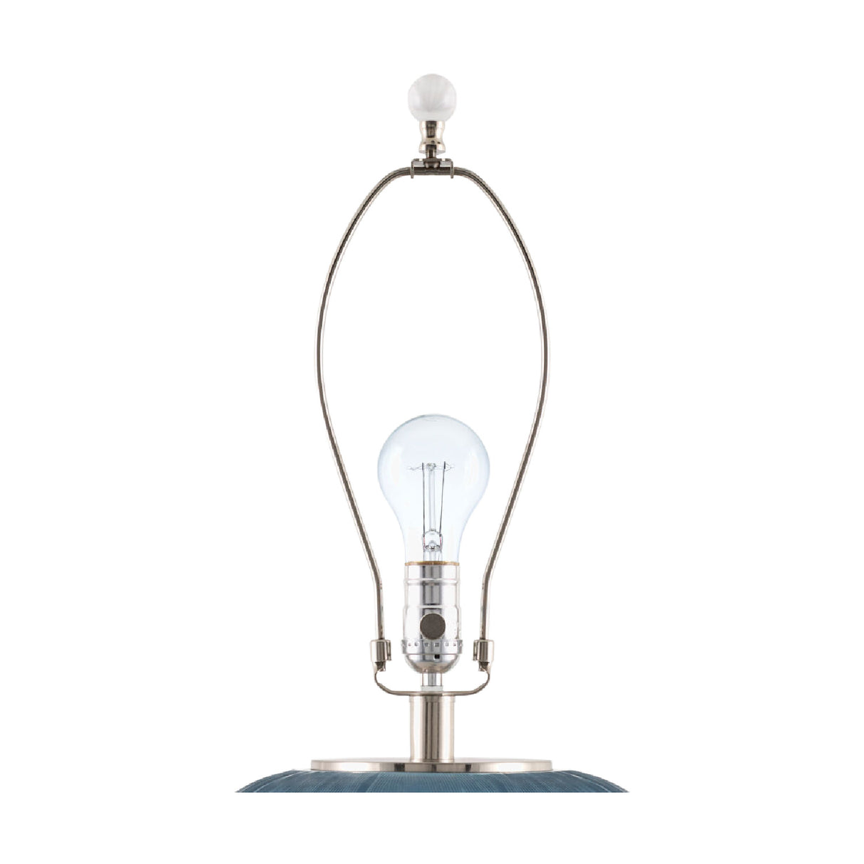 Modern European furniture - Blue Glass Accent Table Lamp - www.oroa.com | Oroa.com