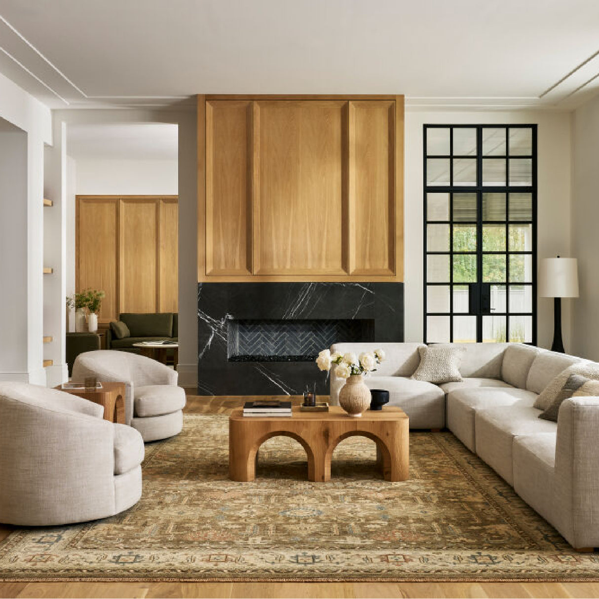 Modern furniture - Patterned Wool Fringe Carpet - www.oroa.com | Oroa.com