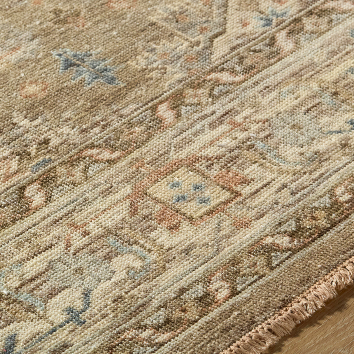 Modern European furniture - Patterned Brown Wool Table Runner - www.oroa.com | Oroa.com