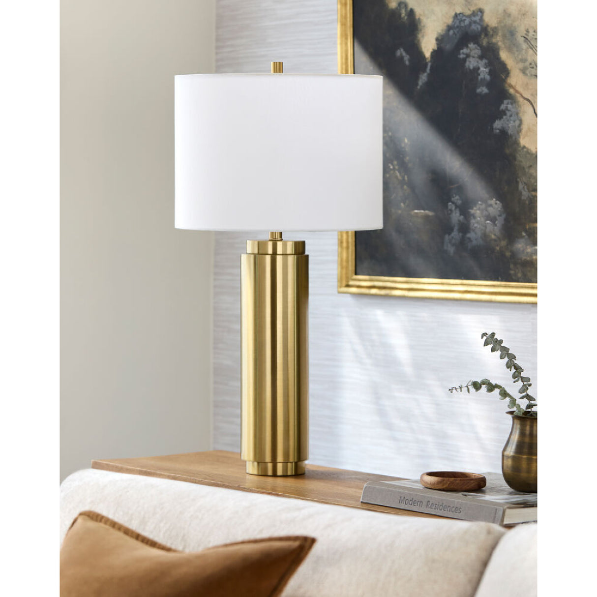 Metallic Finish Accent Table Lamp | Oroa.com