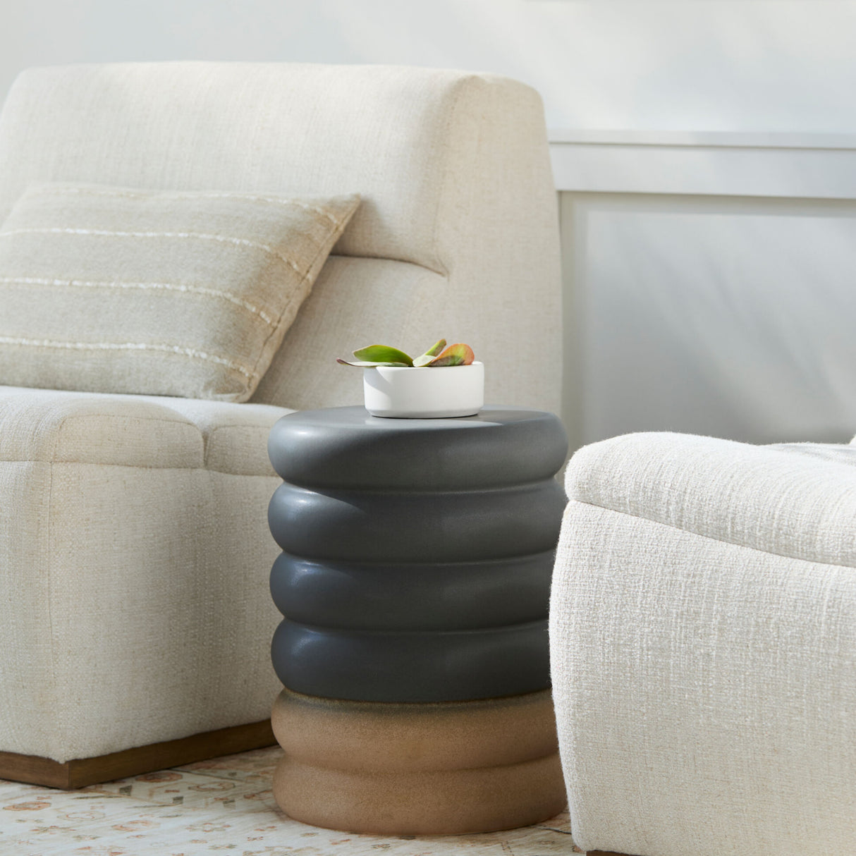 Glazed Ceramic Garden Stool | Oroa.com