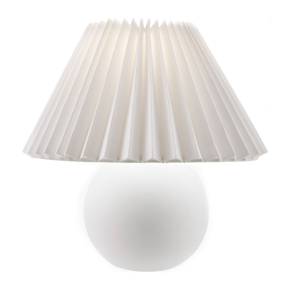 Pleated Linen Ceramic Table Lamp | Oroa.com