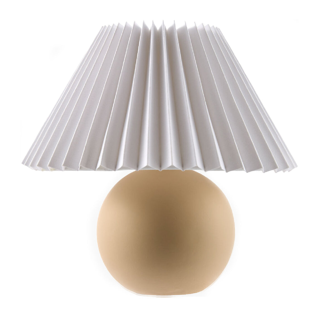 Pleated Linen Ceramic Table Lamp | Oroa.com