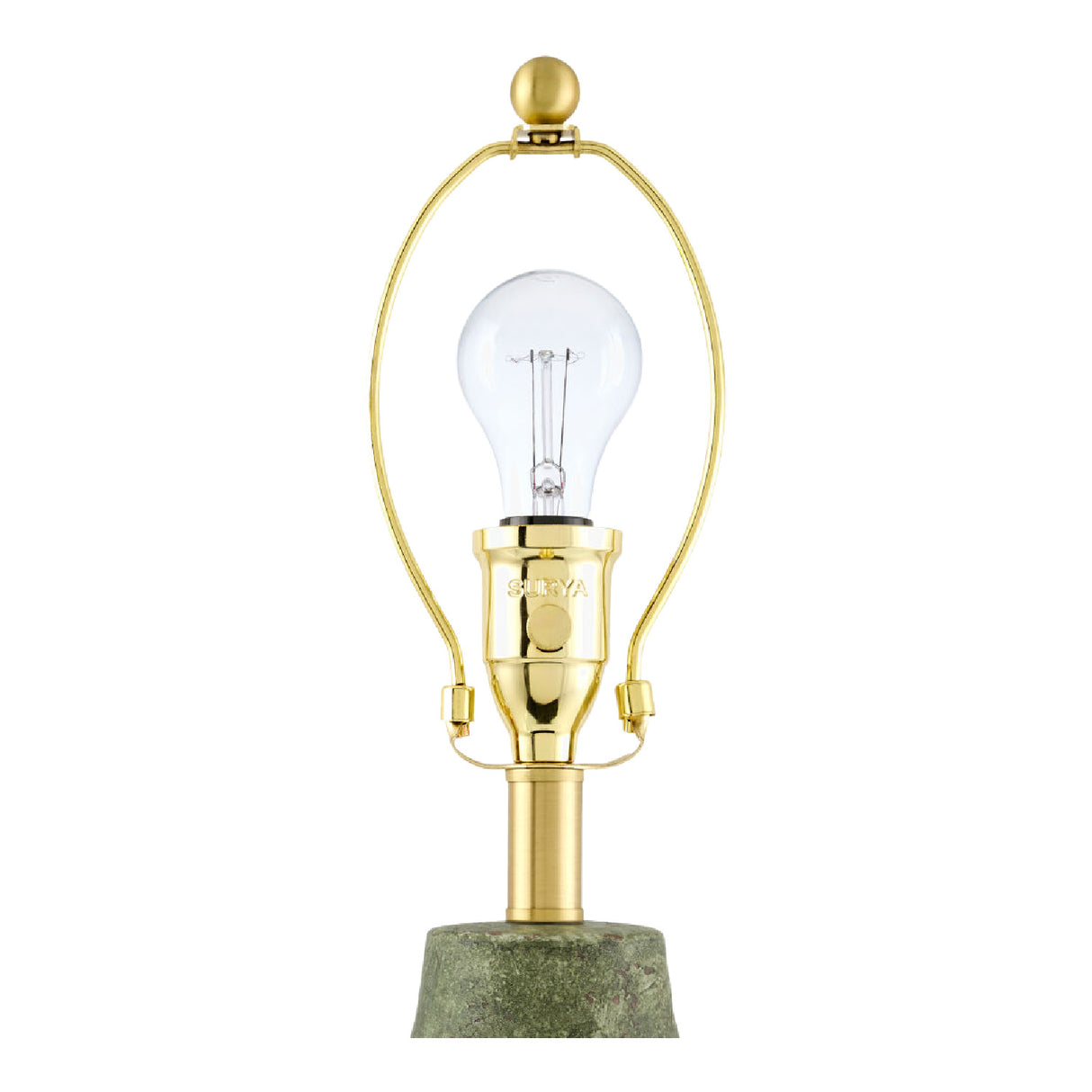 Handpainted Green Ceramic Table Lamp | Oroa.com