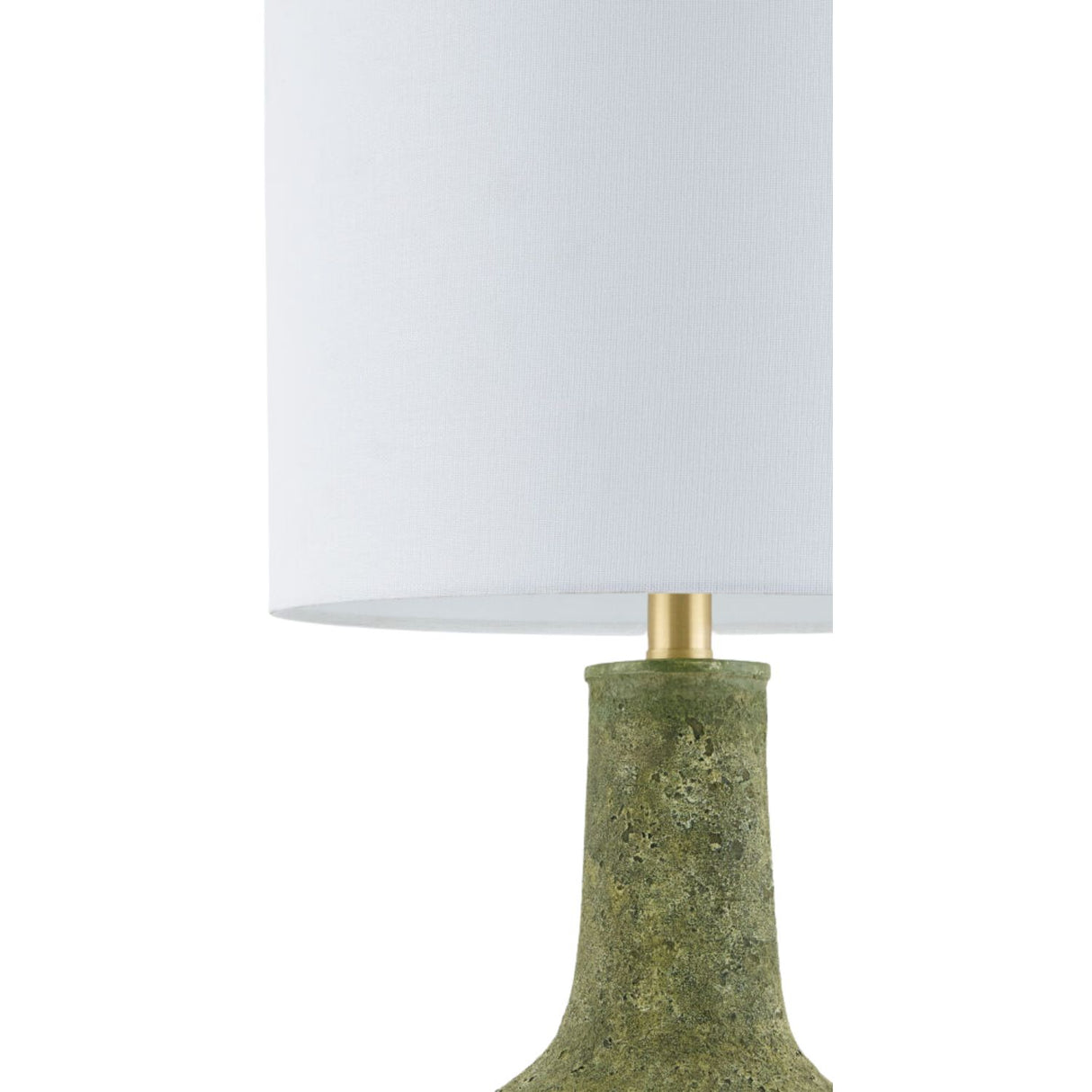 Rustic Green Ceramic Table Lamp | Oroa.com