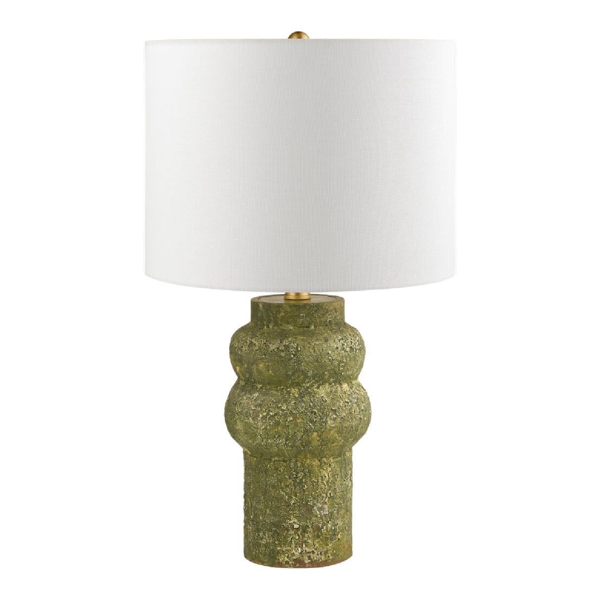 Rustic Green Ceramic Table Lamp | Oroa.com