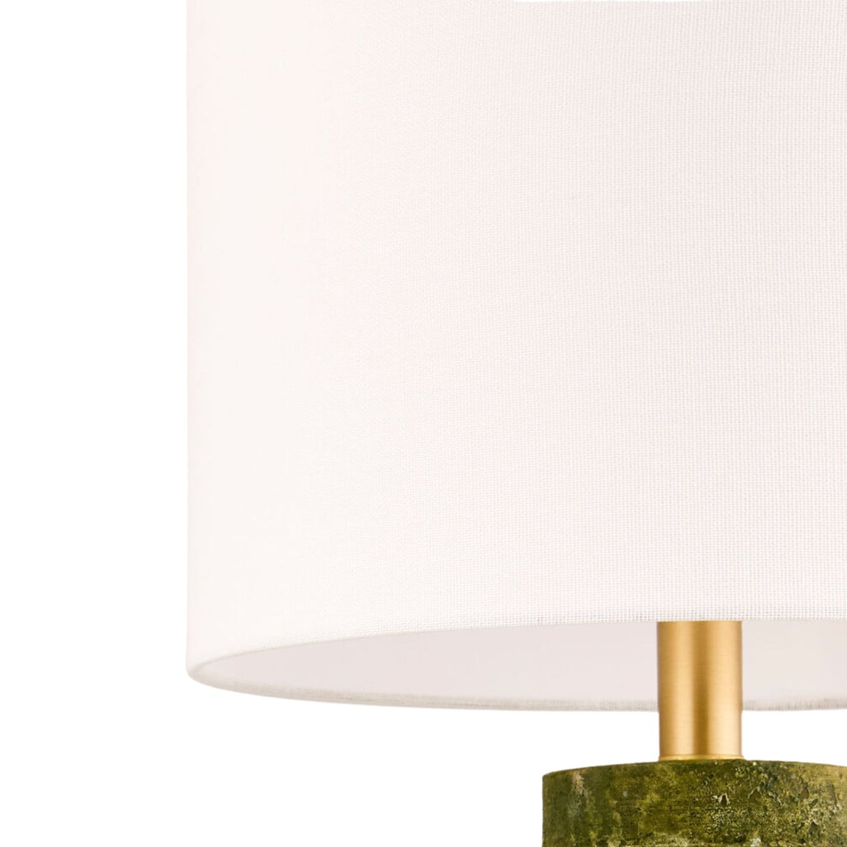Rustic Green Ceramic Table Lamp | Oroa.com