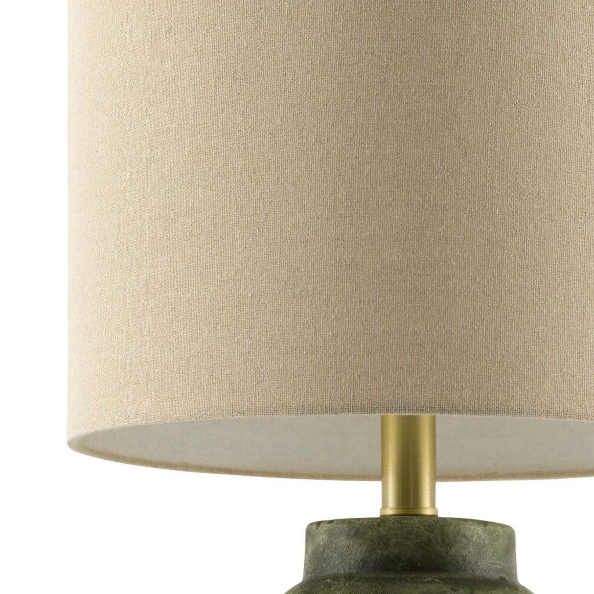 Handpainted Green Ceramic Table Lamp | Oroa.com