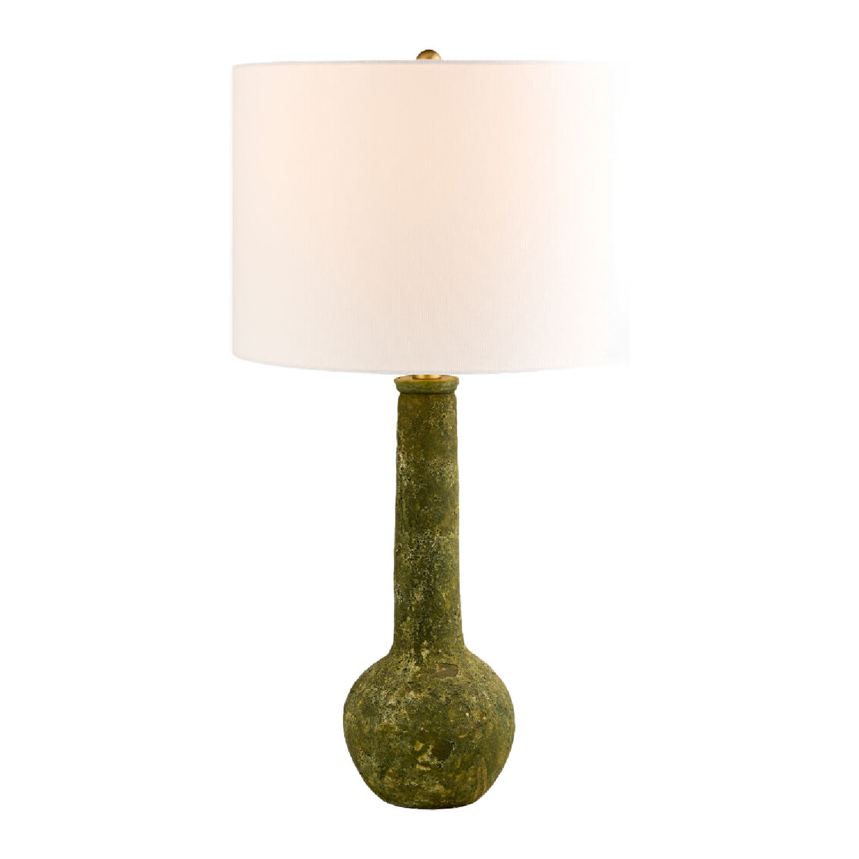 Rustic Green Ceramic Table Lamp | Oroa.com
