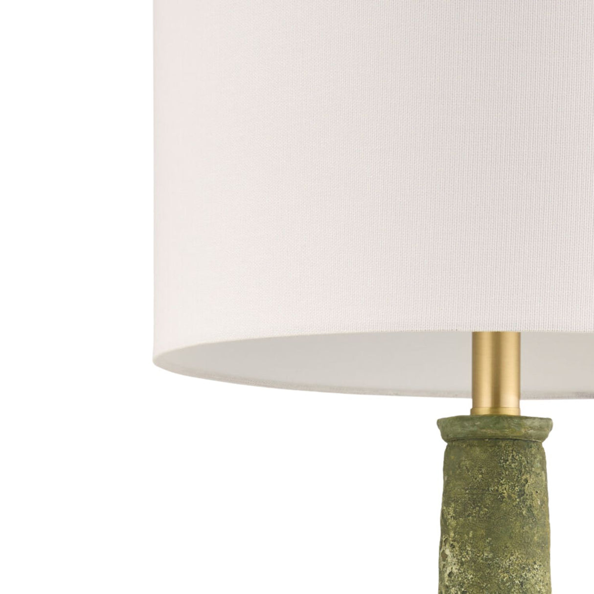 Rustic Green Ceramic Table Lamp | Oroa.com