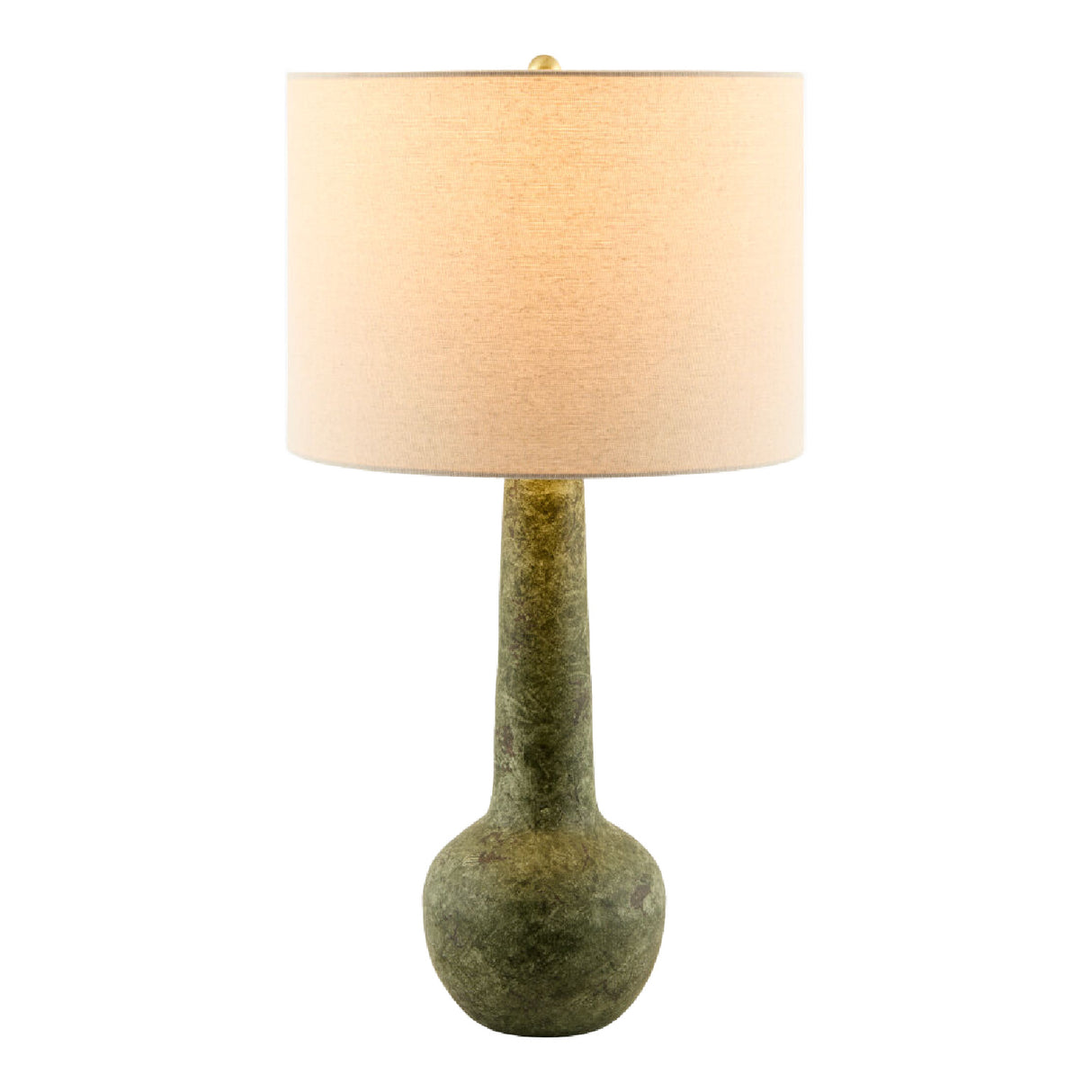Handpainted Green Ceramic Table Lamp | Oroa.com