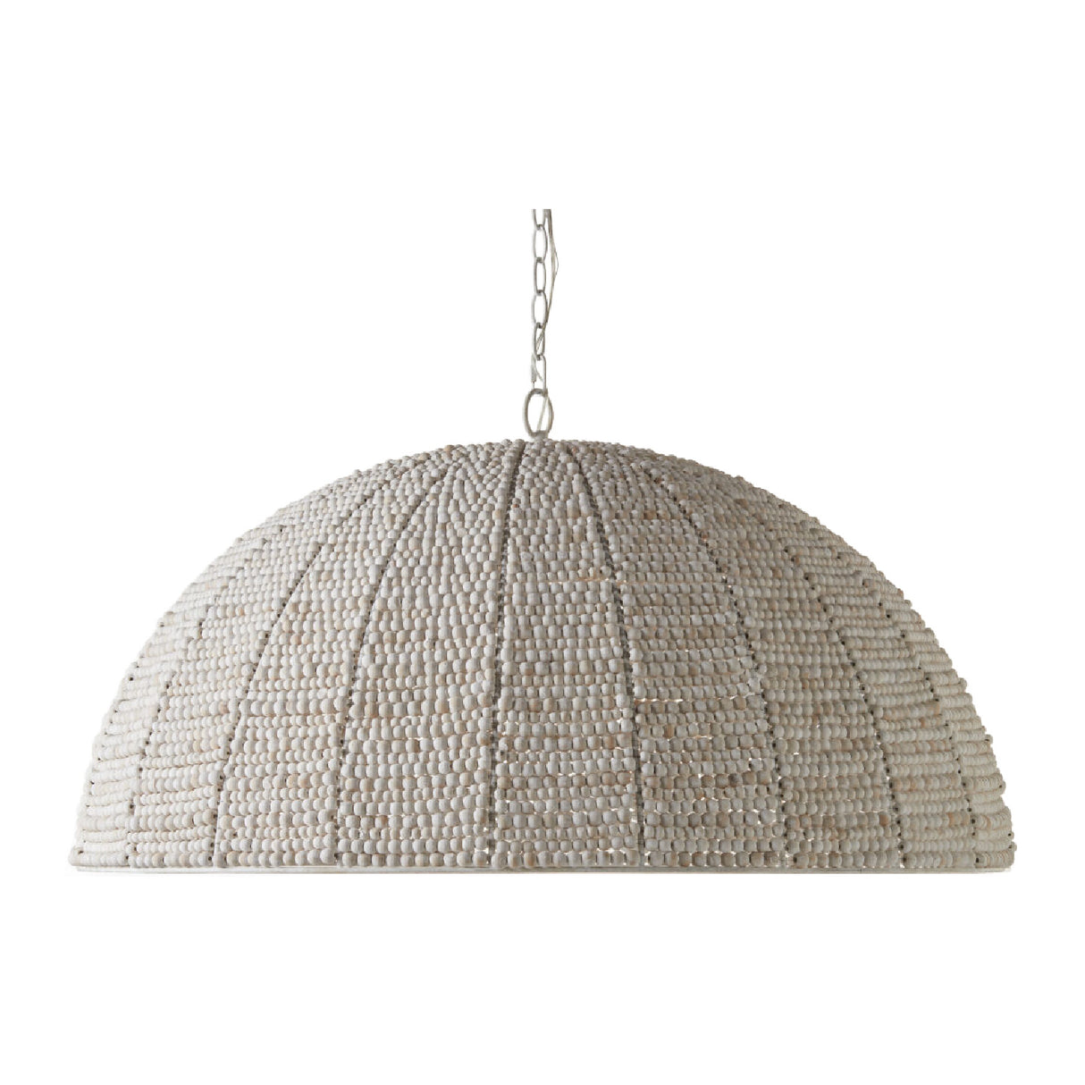 Modern European furniture - Cream Beaded Dome Pendant Light - www.oroa.com | Oroa.com