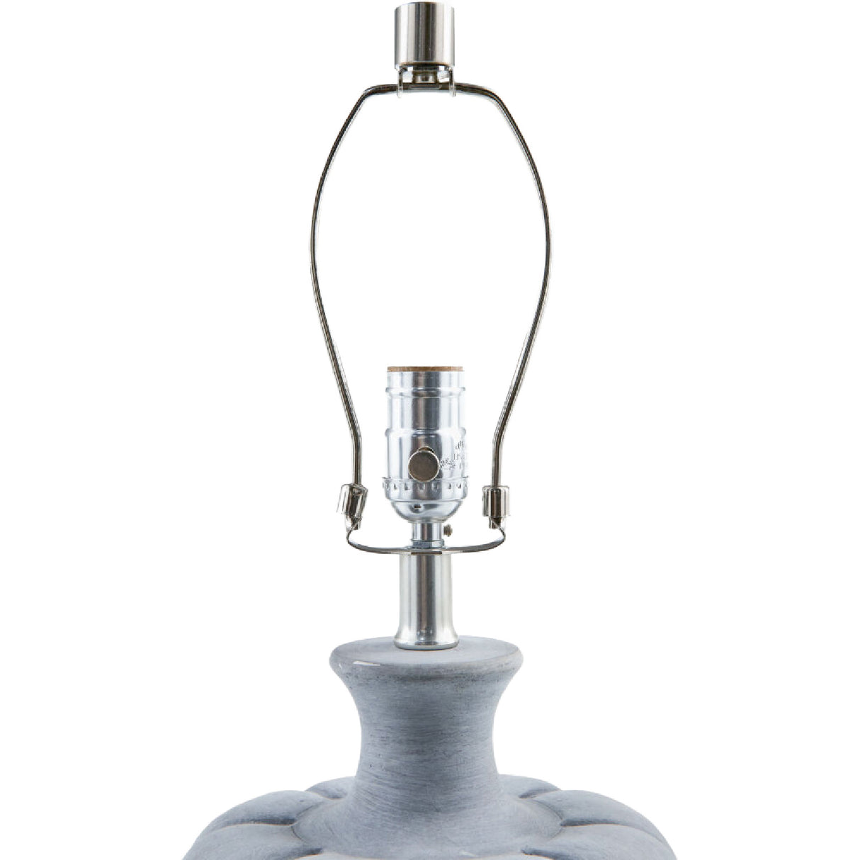 Gray Cement Linen Table Lamp | Oroa.com