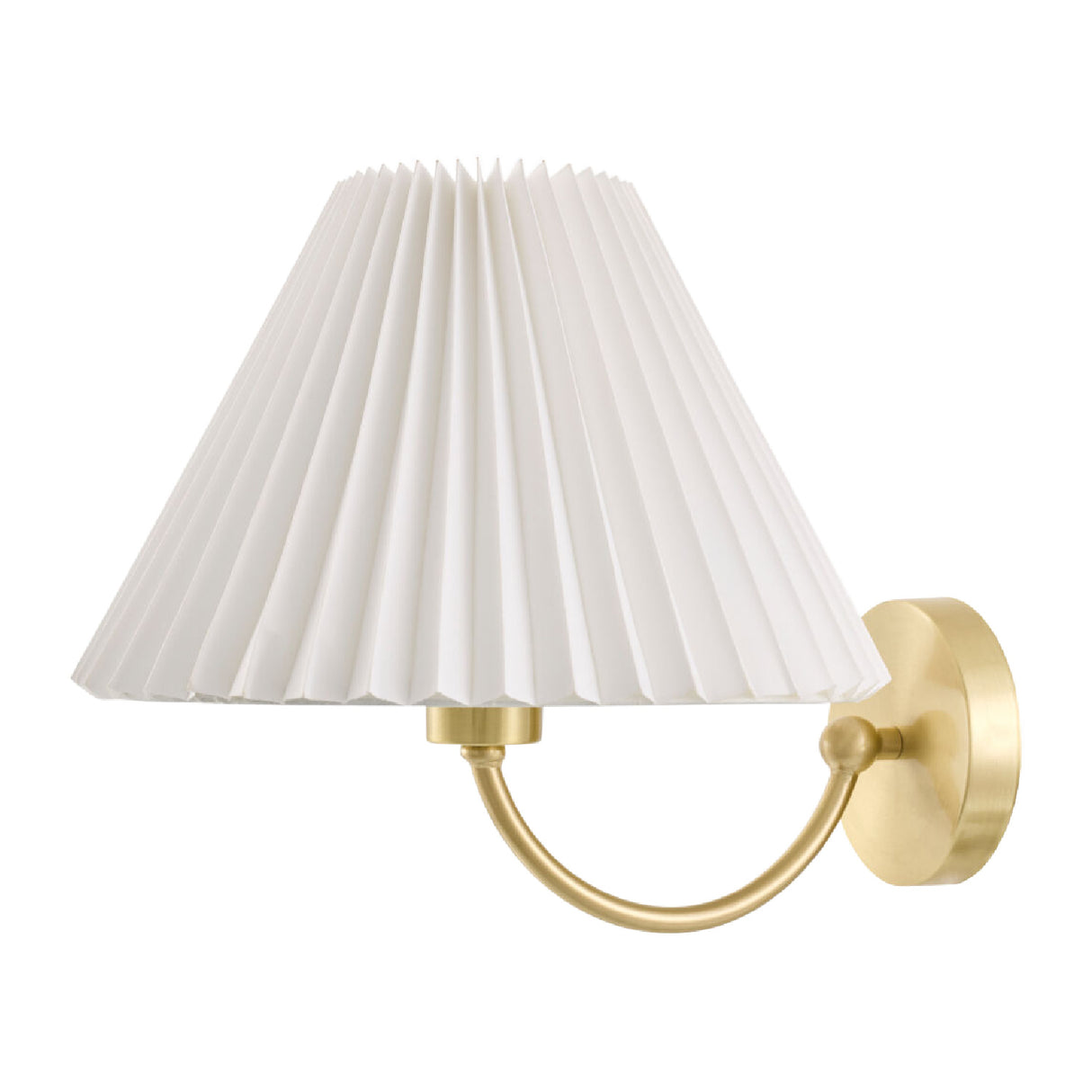 Modern European furniture - Pleated White Linen Wall Lamp - www.oroa.com | Oroa.com