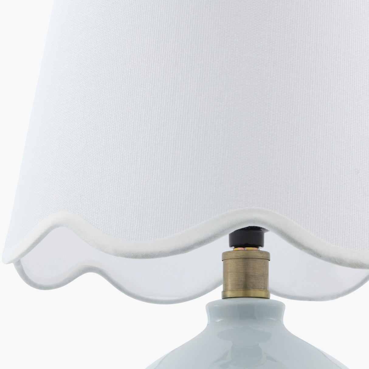Wavy Linen Accent Table Lamp | Oroa.com