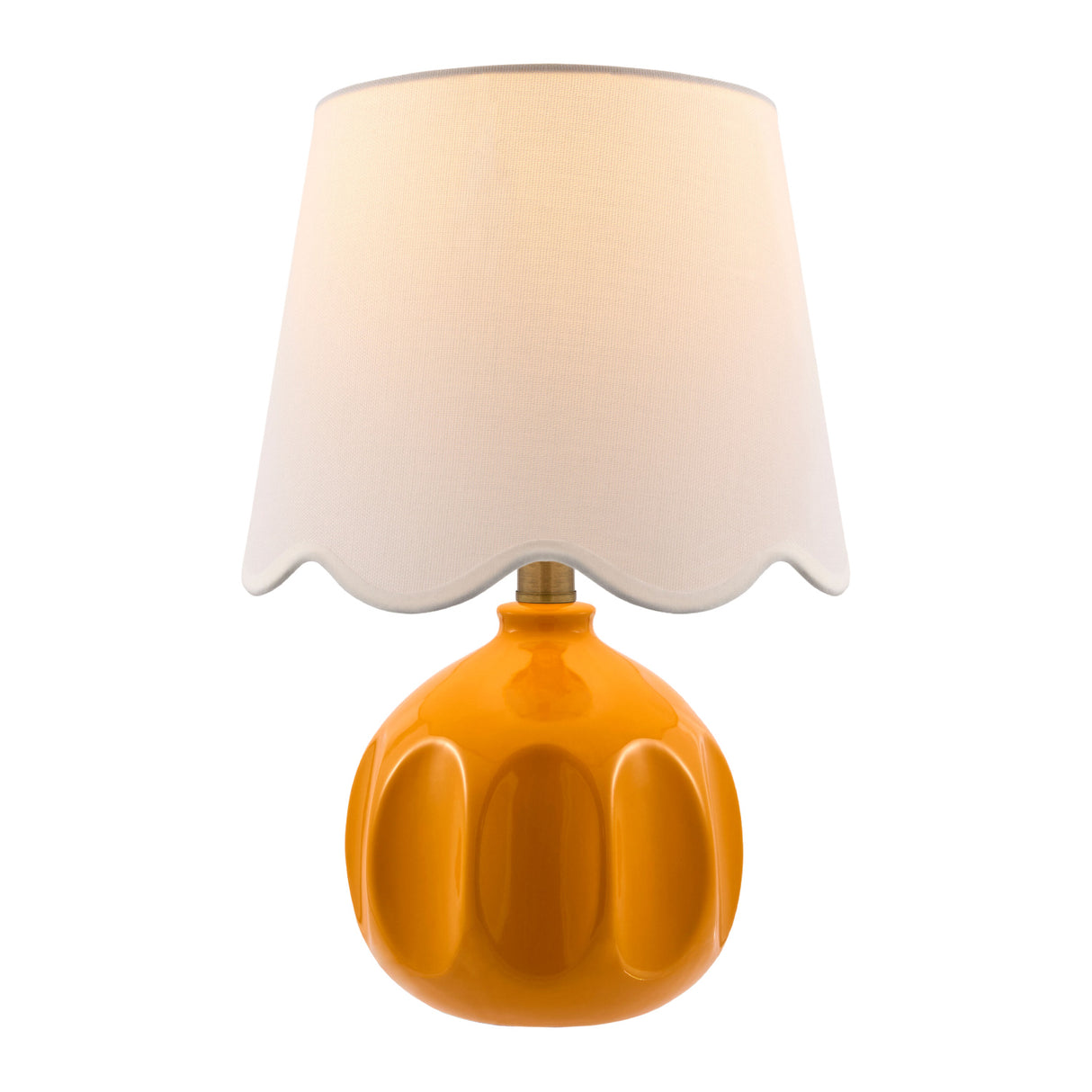 Wavy Linen Accent Table Lamp | Oroa.com