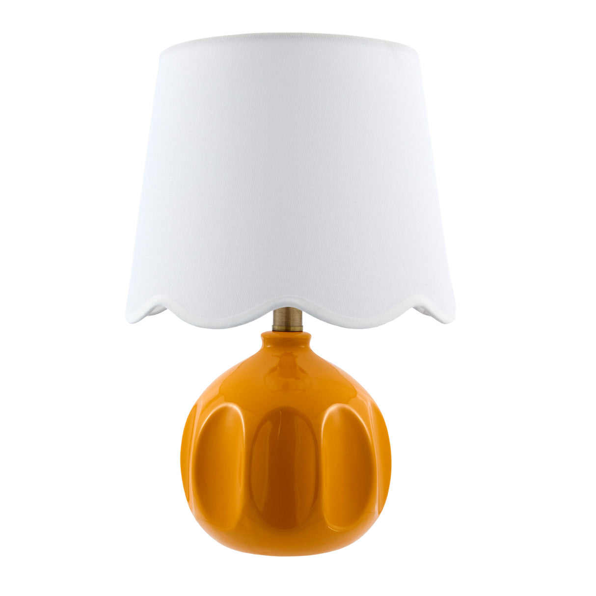 Wavy Linen Accent Table Lamp | Oroa.com