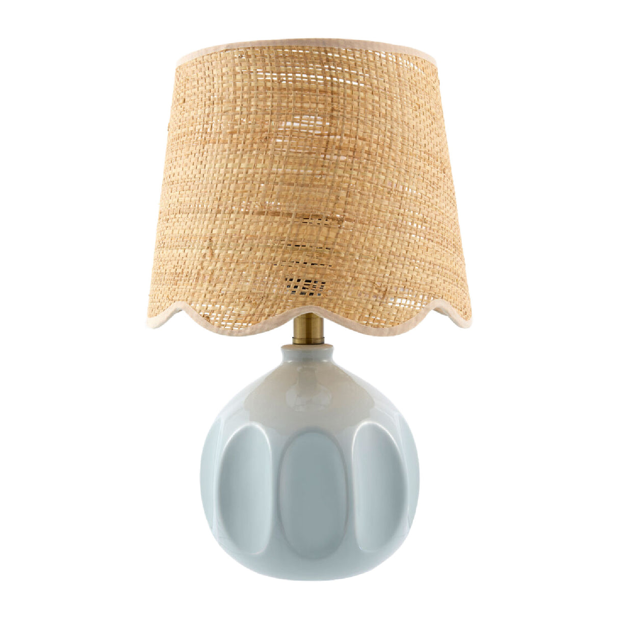 Wavy Rattan Accent Table Lamp | Oroa.com