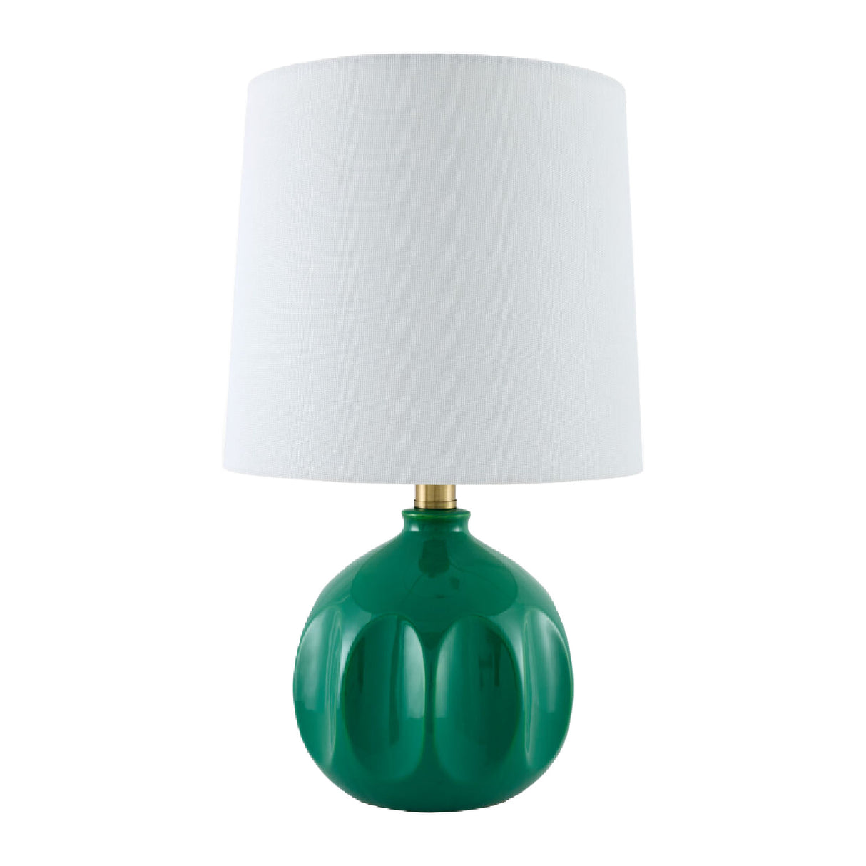 Linen Carved Ceramic Table Lamp | Oroa.com